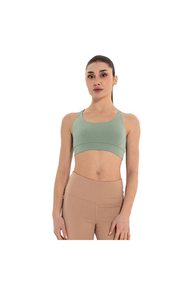 Double Strap Cross Back Yoga Bustier