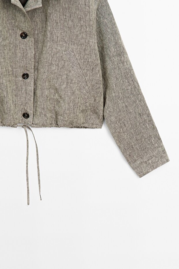 %100 keten bomber ceket - 7