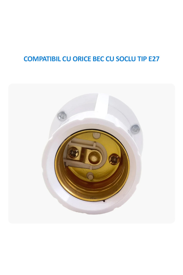 E27 Socket With Motion And Light Sensor, , 360° Detection, Motion Detection Distance - 2
