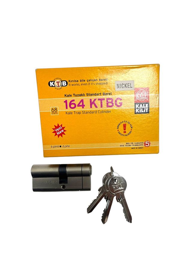 Kale 164/KTBG Bilyalı Tuzaklı Sistem Barel -Ahşap ve Çelik Kapı Göbeği - 68MM - 2