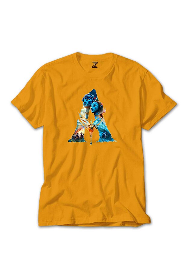 Avatar the Way of Water Silhouette Yellow T-Shirt