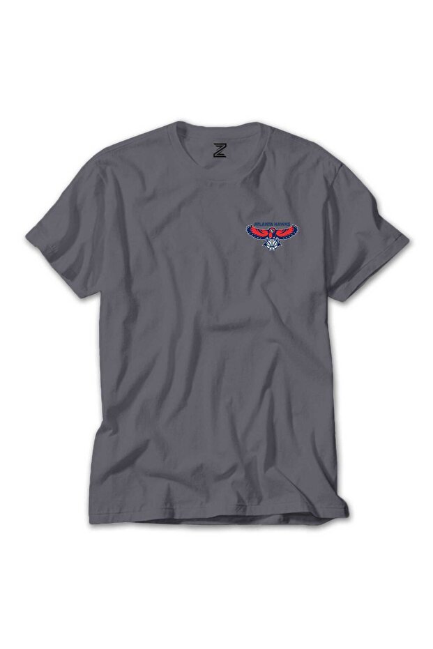 Atlanta Hawks Logo Gray T-Shirt