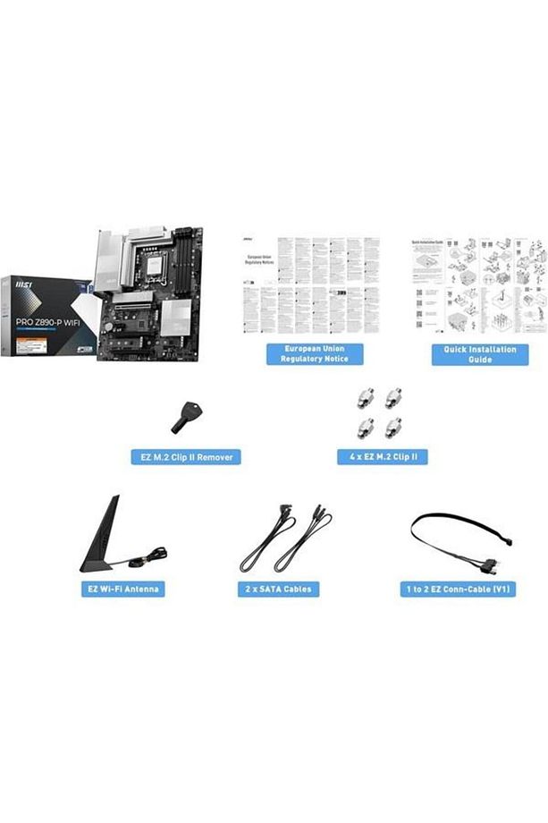Pro Z890-p Wıfı-7 Ddr5 Hdmı-dp Usbc Pcıe 5.0 1851p Atx - 6