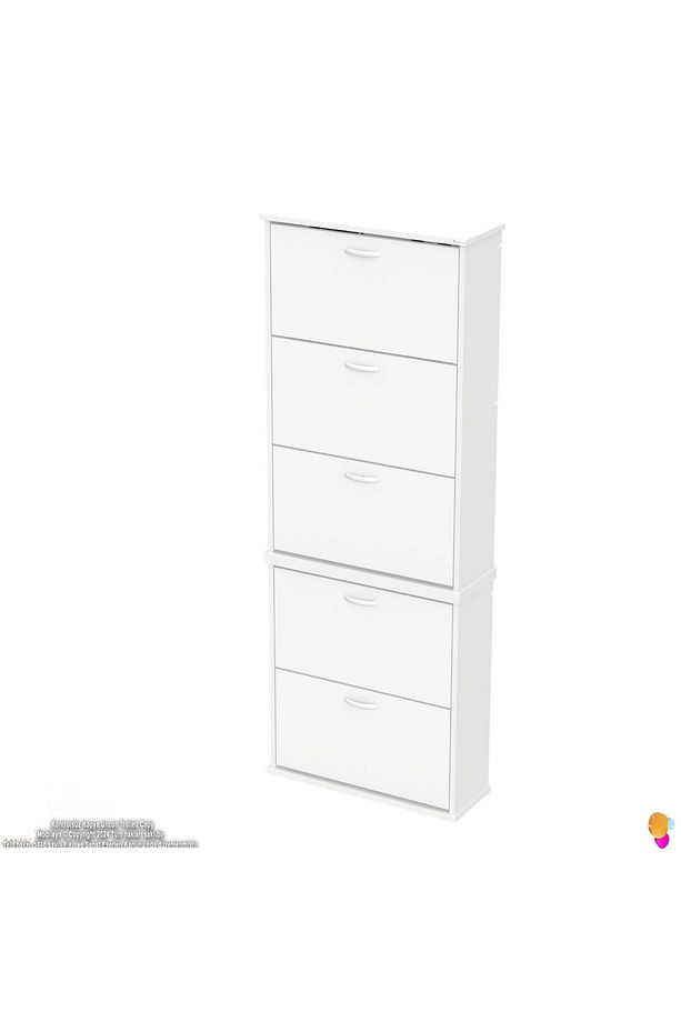 Varbi Umay' 2 Li Asma Kapı Önü 72x193x25, 5 Cm’ Lik 5 Düşer Kapak 10 Göz Bölme Ayakkabılık - 8