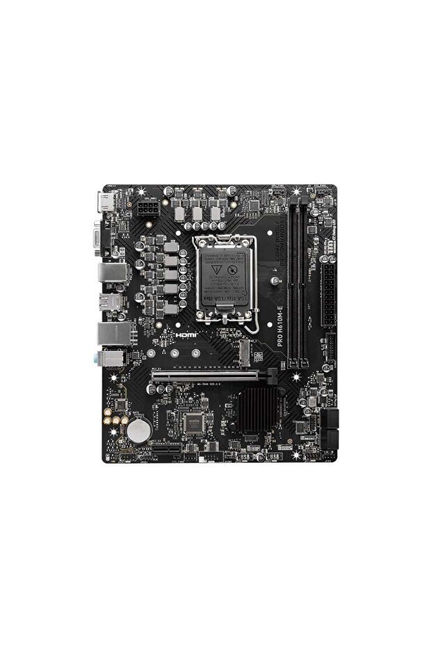 PRO H610M-E DDR5 5600MHZ(OC) HDMI VGA M.2 mATX 1700P - 1
