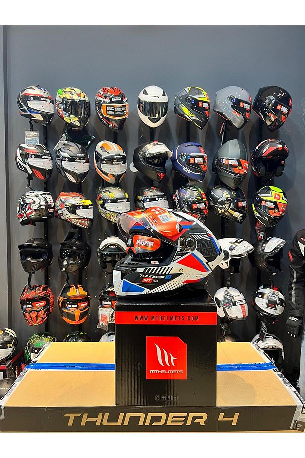 KASK MT FF118SV THUNDER 4 SV LUMINENCE A7 MAT (ŞEFFAF VİZÖR) - 5