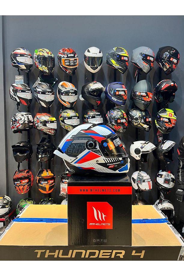 KASK MT FF118SV THUNDER 4 SV LUMINENCE A7 MAT (ŞEFFAF VİZÖR) - 3