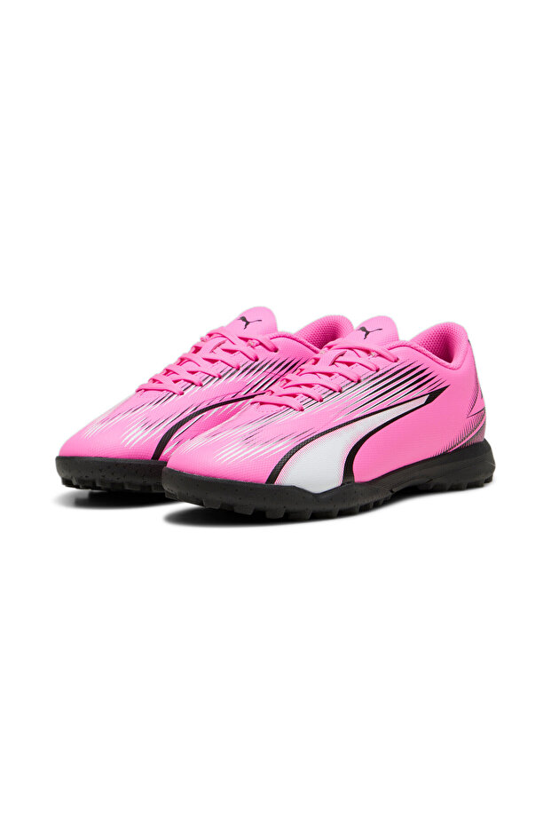 Youth Kids ULTRA PLAY TT Football Boots Astroturf Shoes - Pink - 2