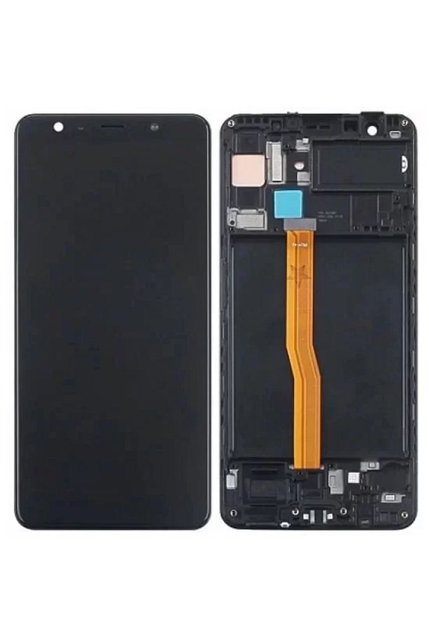A7 2018 Sm-A750F Çıtalı TFT Lcd Dokunmatik Ekran - 1
