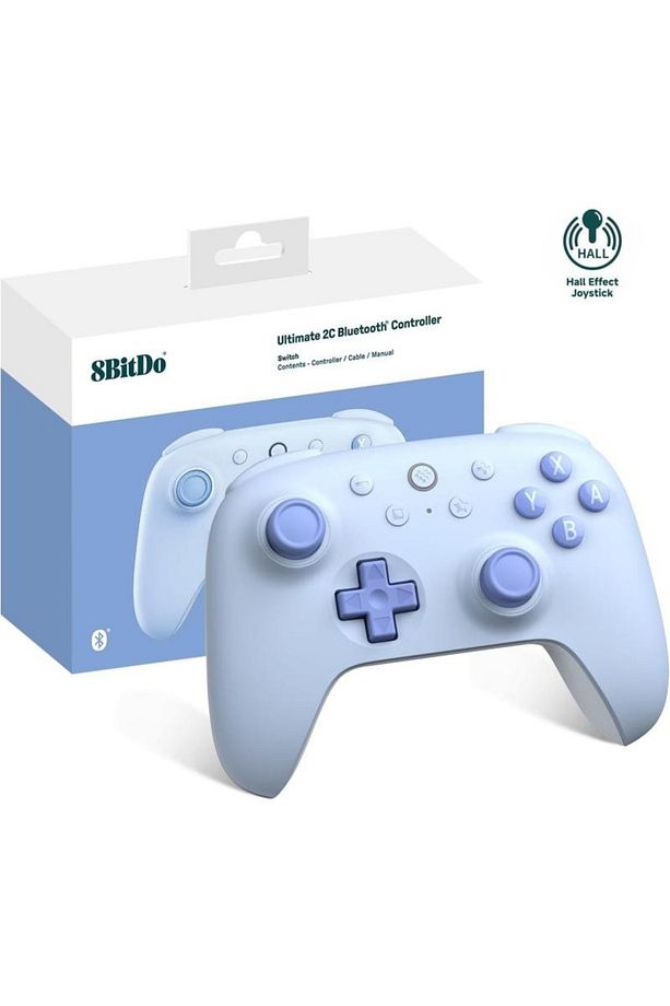 Nintendo Switch Ultimate 2C Bluetooth Kablosuz Controller ( Mavi ) - 1