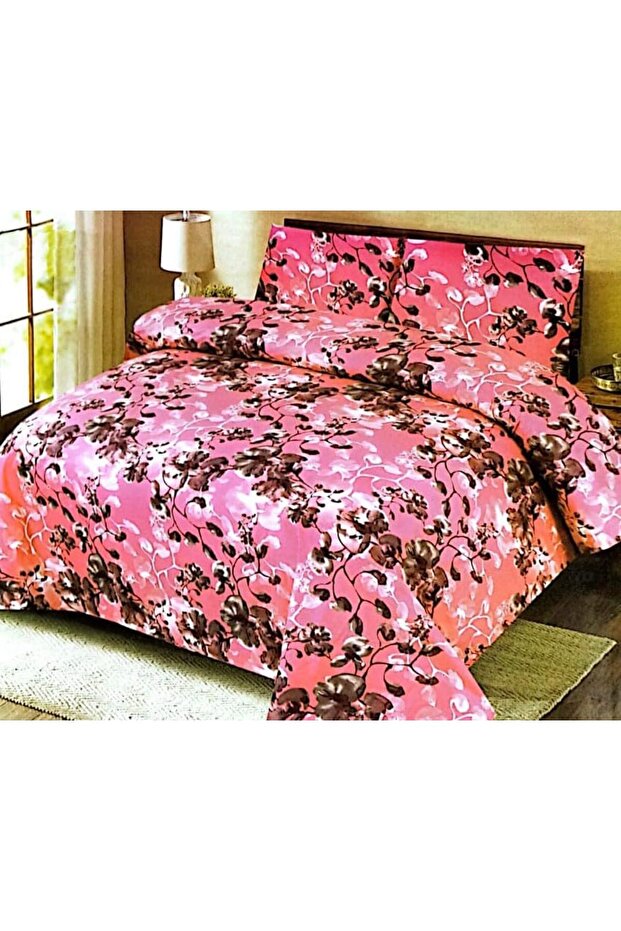 Premium King Size Bedsheet 240x245 Cm With 2 Pillow Cases - Soft, Durable, And Stylish Bedding Set