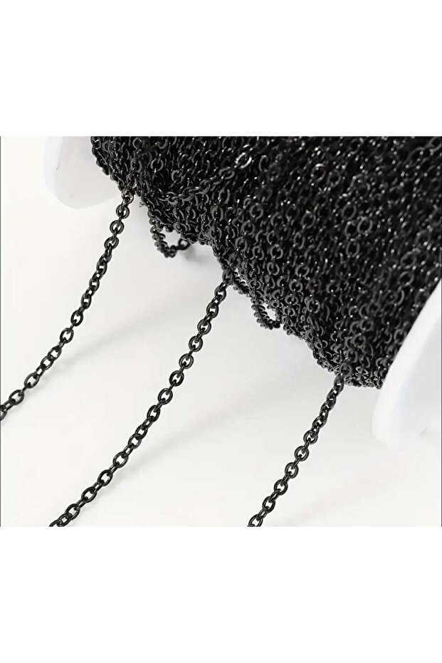 06 mm 1 Ball 100 Meter Black Necklace Bracelet Chain Link Chain