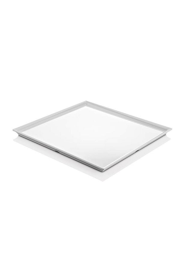 Atlasform 705 Beyaz Melamin Pastane Servis Sunum Tabağı 35x35 Cm - 1