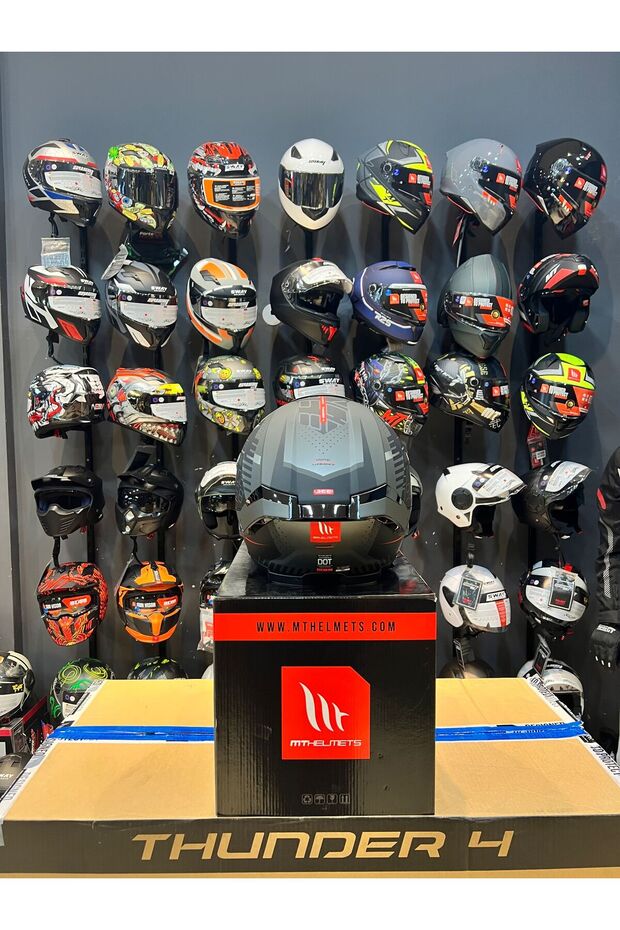 KASK MT FF118SV THUNDER 4 SV LUMINENCE D1 MAT (ŞEFFAF VİZÖR) - 6