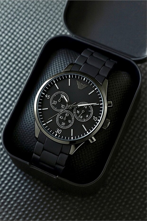 Unisex Siyah Kol Saati - 1