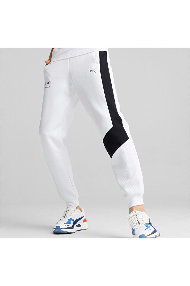 Mens BMW M Motorsport Sweatpants - White