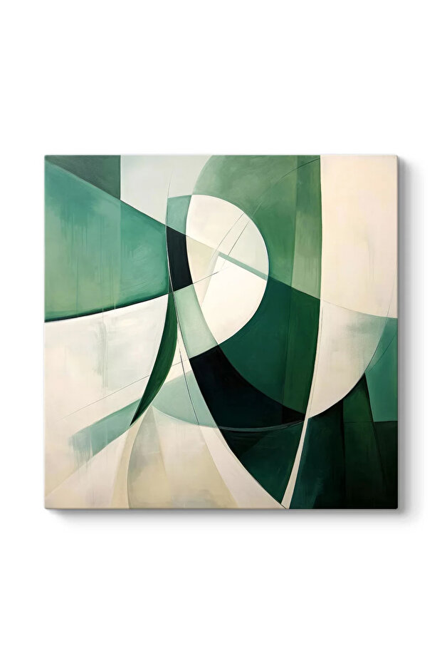 Yeşilin Sesi Soyut Tablo - 2