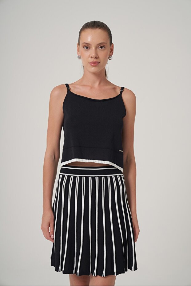 Askılı Crop Bluz - 1