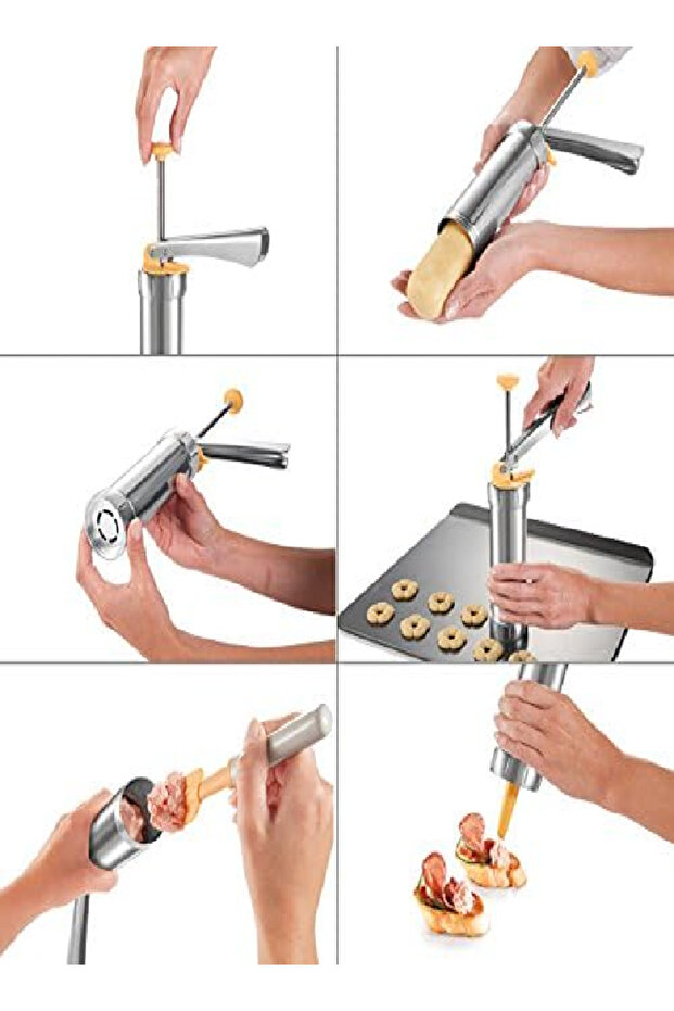 صانعة البسكويت ومزينة الكيك من ديليسيا - أداة معدنية متعددة الاستخدامات - 5