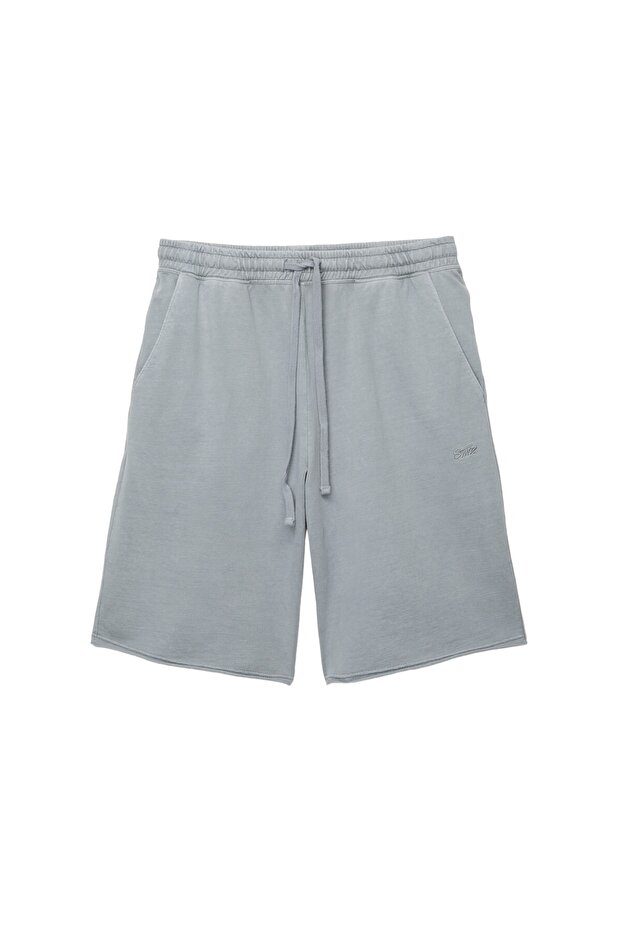 Bol kesim jogger bermuda - 4