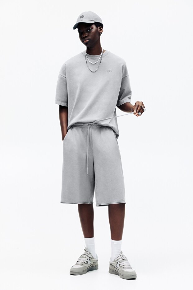 Bol kesim jogger bermuda - 2