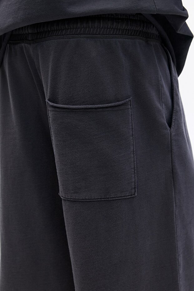 Bol kesim jogger bermuda - 7