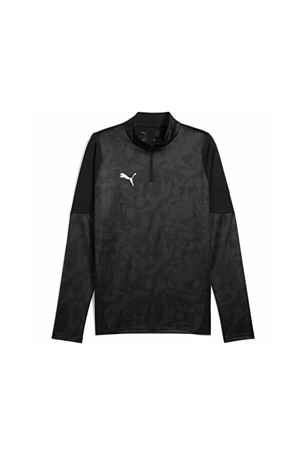 Teamcup Training 1/4 Zip Top Men's Football Long Sleeve Training Top 65916403 Black