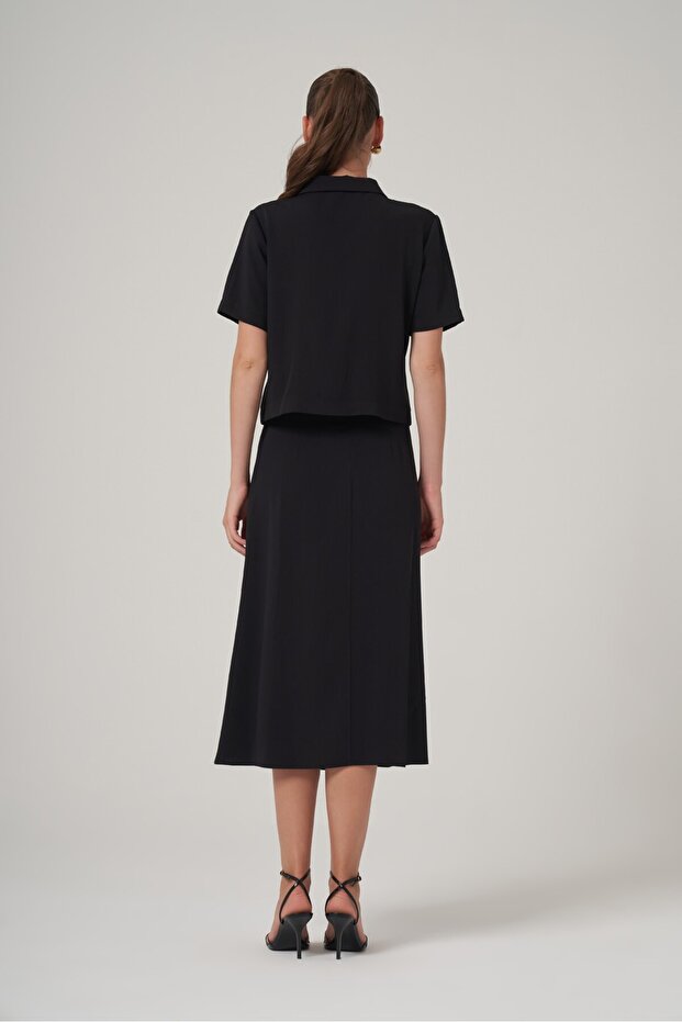 Kemer Detaylı Bluz - 5