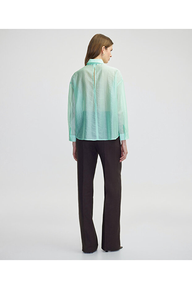 Düşük omuz gömlek - 6