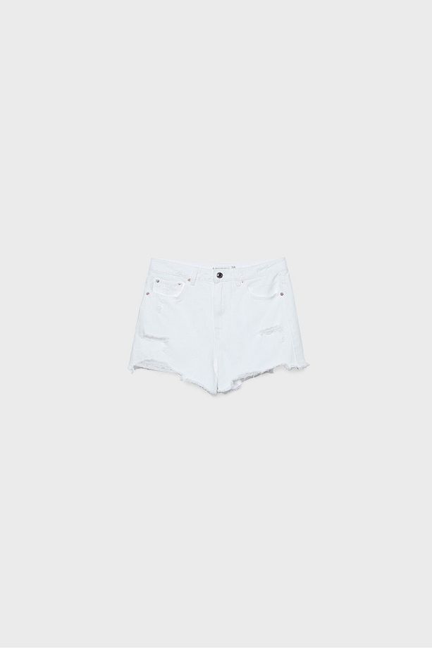 Distressed Jean Şort - 8