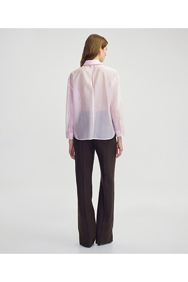 Düşük omuz gömlek - 6