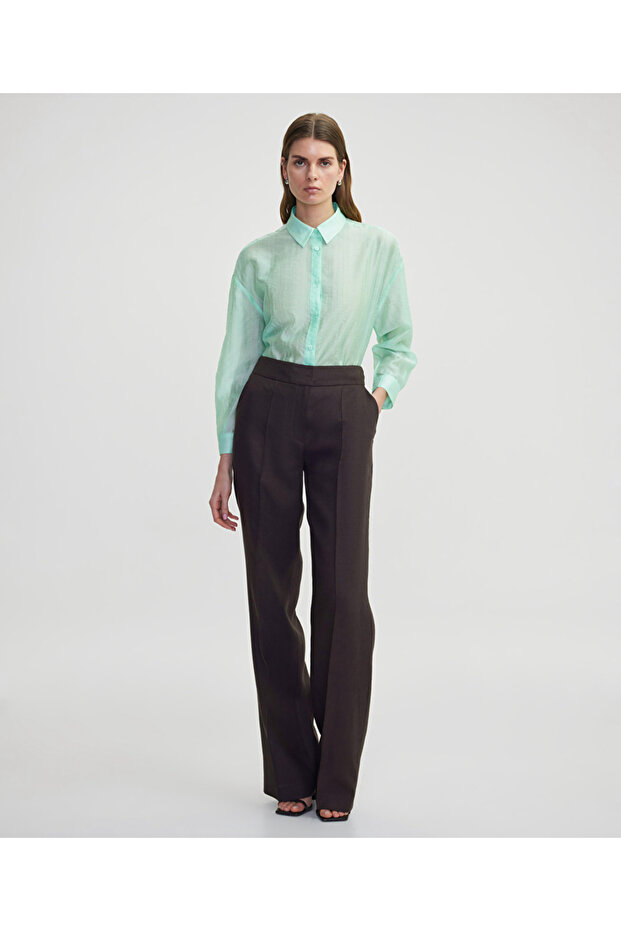 Düşük omuz gömlek - 5