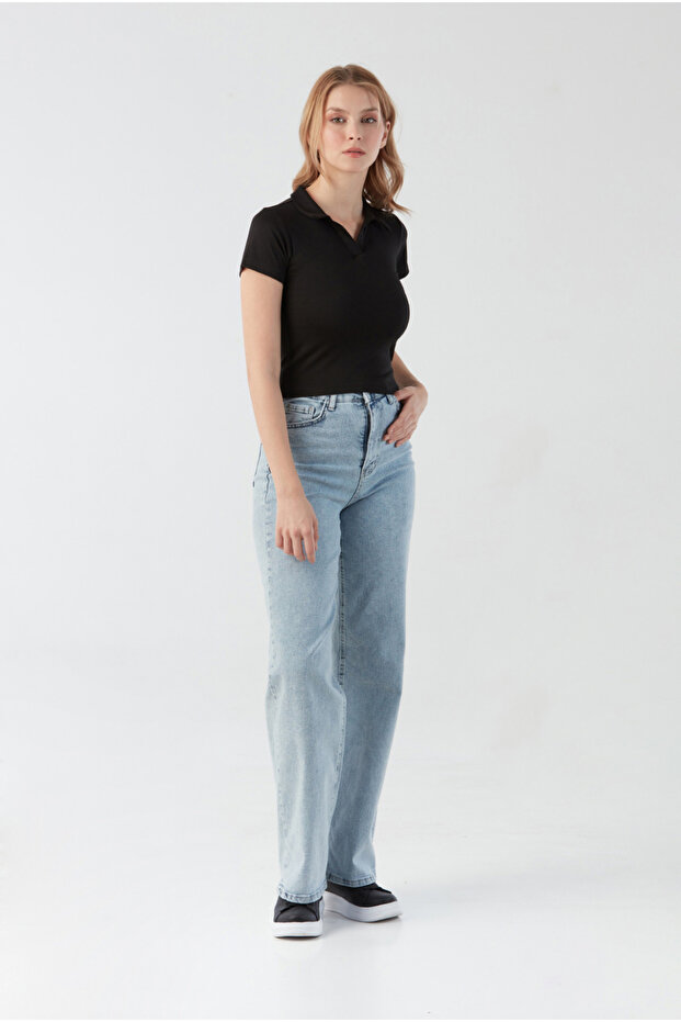 Basic Polo Yaka Tişört - 2