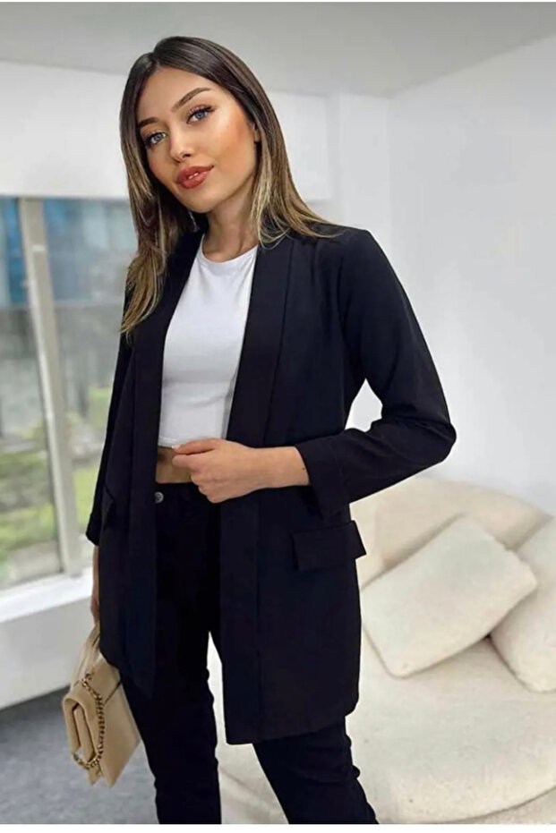 جاكيت بياقة شال - 3