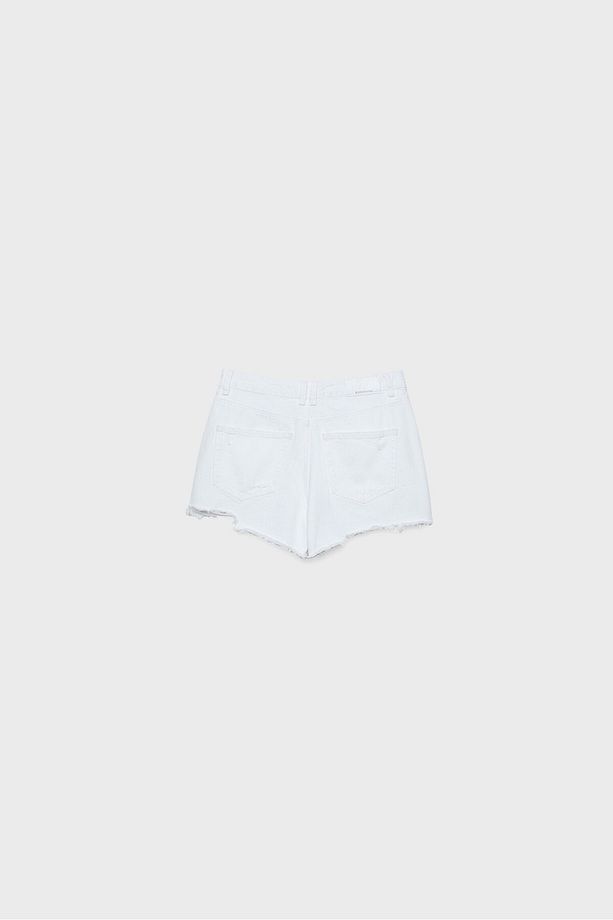 Distressed Jean Şort - 9