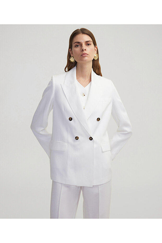 Vatkalı kruvaze ceket - 2