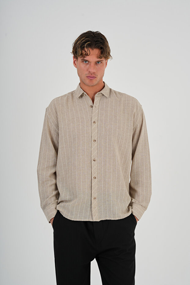 Aven Erkek Oversize Gömlek - 5