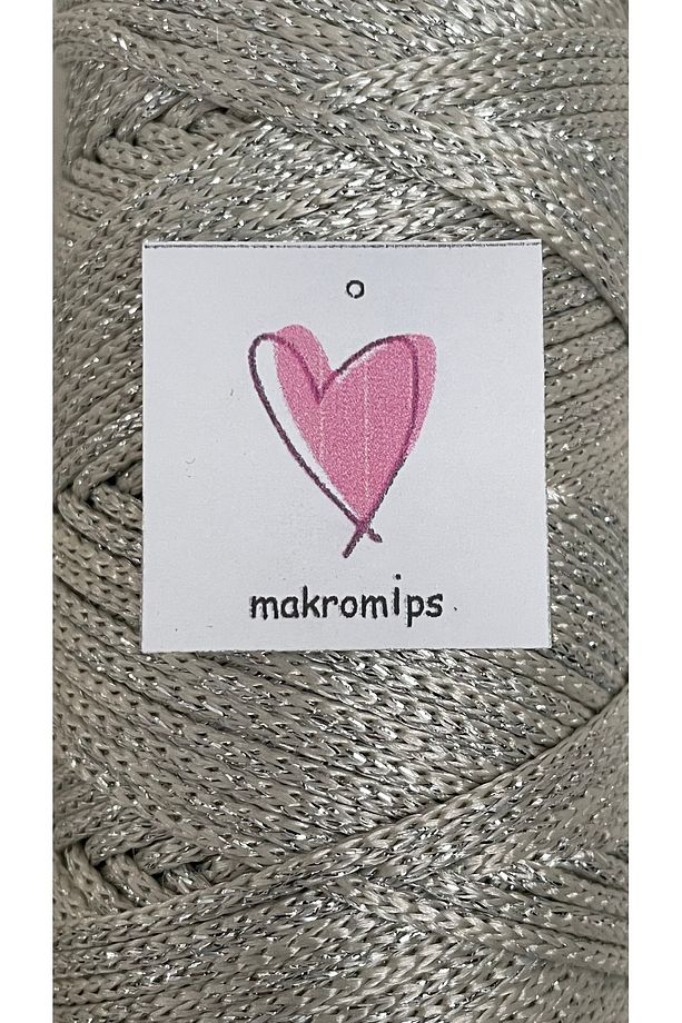 POLYESTER SİMLİ MAKROME İP 100 gr PARLAK PREMIUM 1. KALİTE SUPLA ÇANTA HOBİ  EL ÖRGÜ İPİ İP - 4