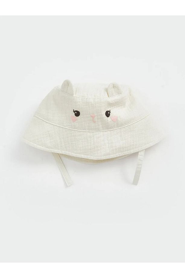 LCW baby Hayvan Figürlü Kız Bebek Bucket Şapka - 3