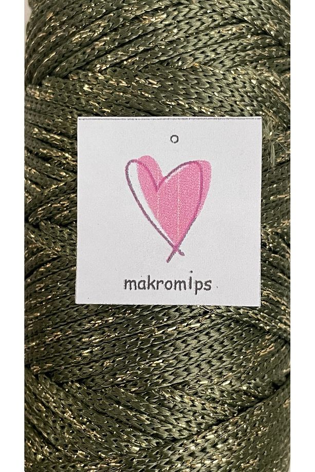 POLYESTER SİMLİ MAKROME İP 100 gr PARLAK PREMIUM 1. KALİTE SUPLA ÇANTA HOBİ EL ÖRGÜ İPİ İP - 3