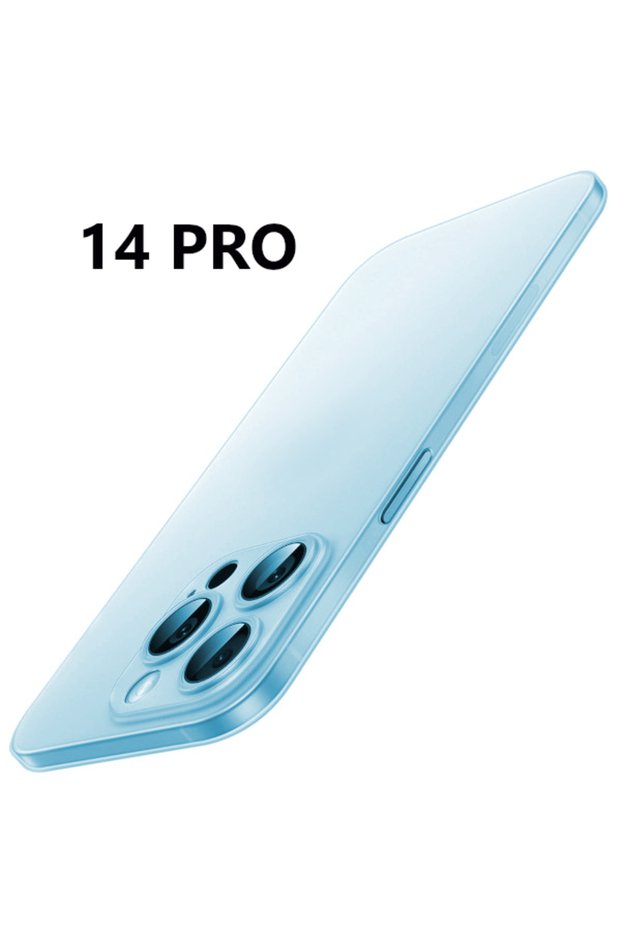 iPhone 14 Pro Ultra Thin Case Translucent Matte Surface Dirt-Resistant Camera Protected Minimalist Cover