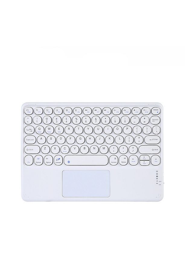 Android Tablet/ İPad / Bilgisayar Uyumlu Bluetooth TouchPadli Klavye 150 Saat Çalışma Süreli - 2