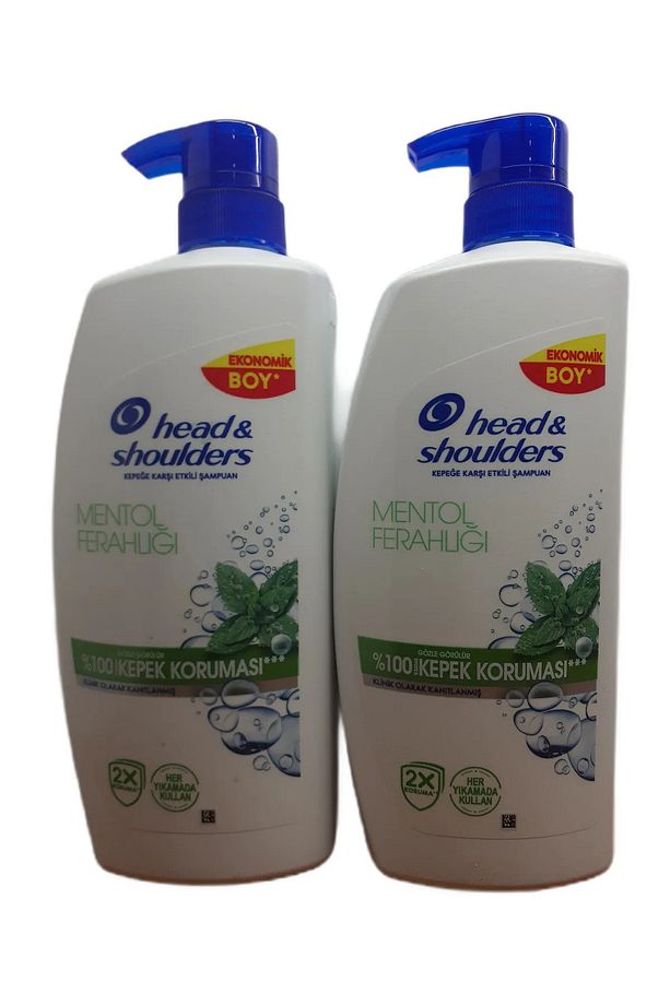 Head And Shoulders Mentol Ferahlığı Şampuan 800 ml X 2 Adet - 2