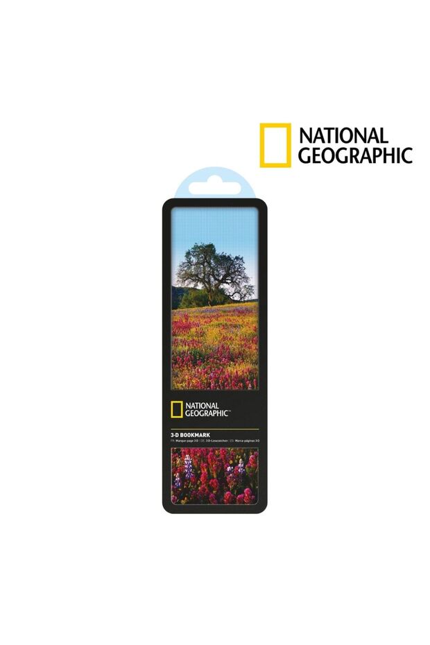3-D Bookmark - Paintbrush, Lupine & Tick Bookmark