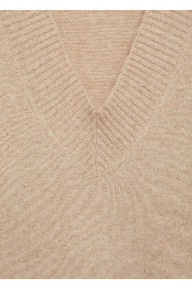 Sivri yaka oversize kazak - 5