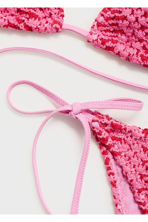 Kroşe bikini üstü - 7