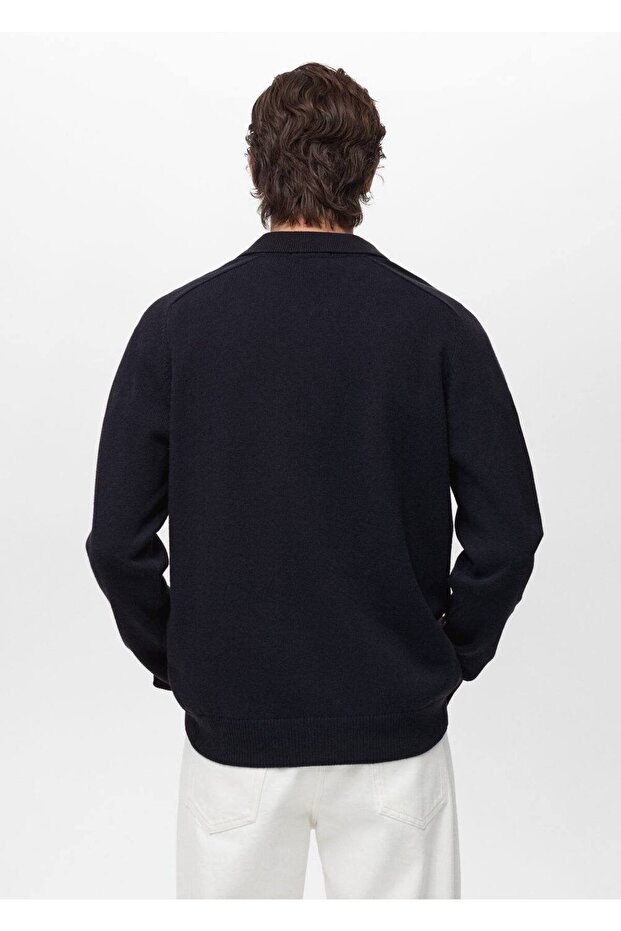 Pamuklu triko polo gömlek - 4