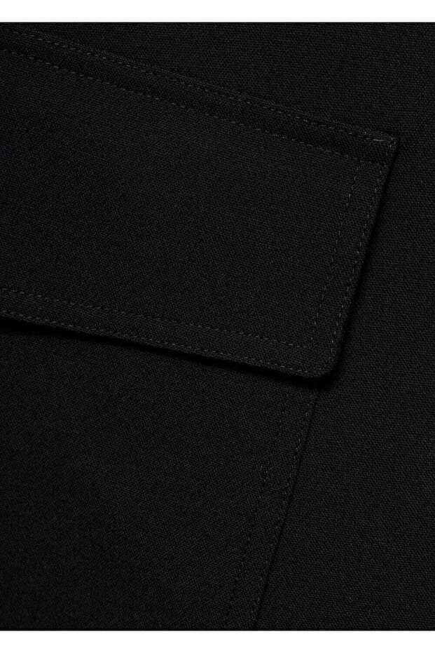 Toka detaylı midi etek - 7