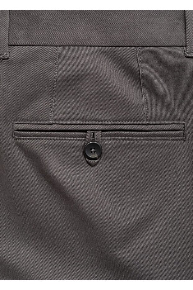 Regular kesim pamuklu kargo pantolon - 8