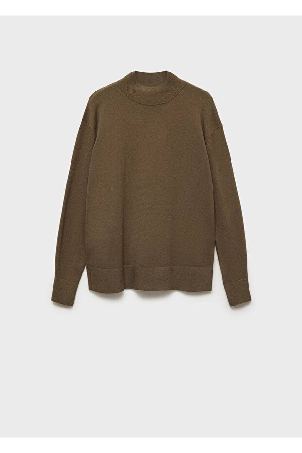 Strickpullover mit Perkins-Kragen - 3